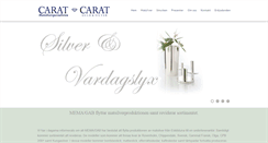 Desktop Screenshot of caratmatsilver.se